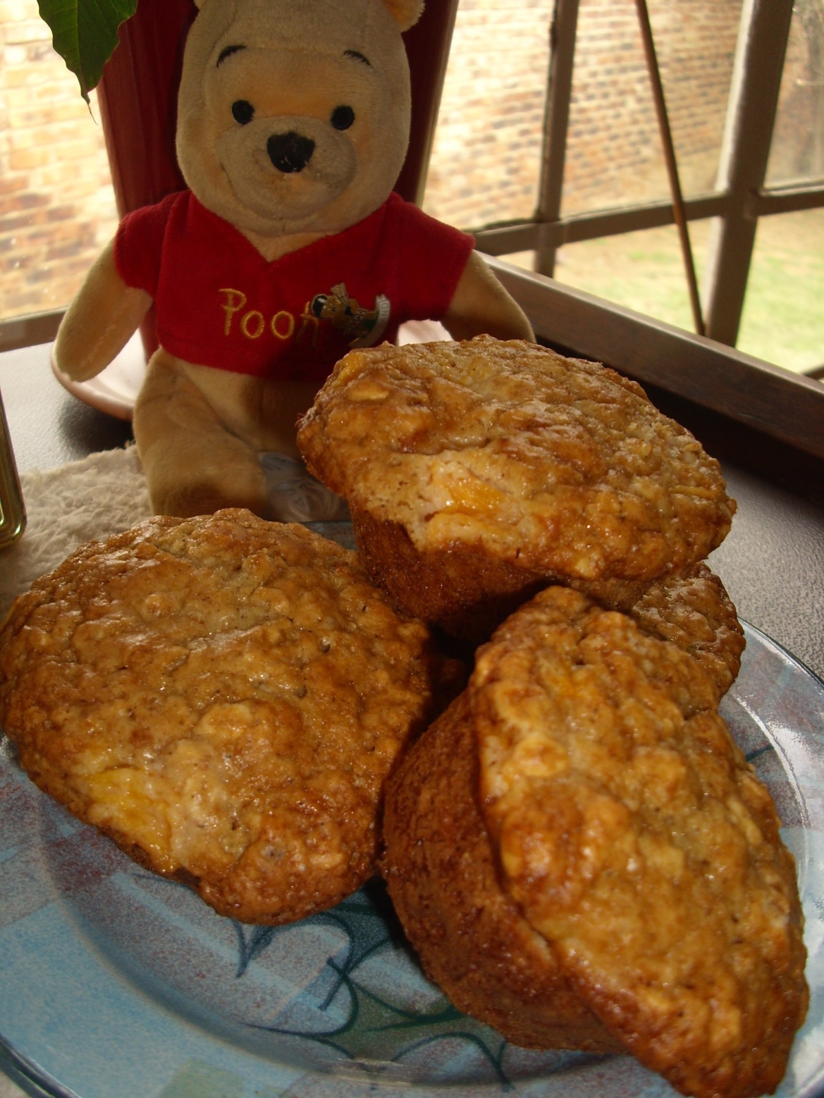 Peach Oatmeal Muffins Recipe